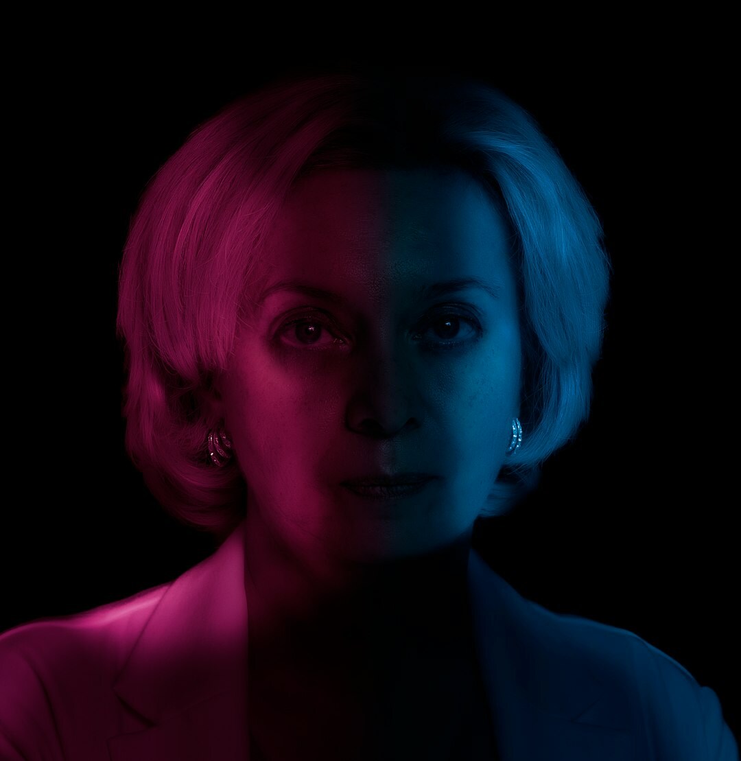 Studio portrait of a woman satellite and RF specialist
