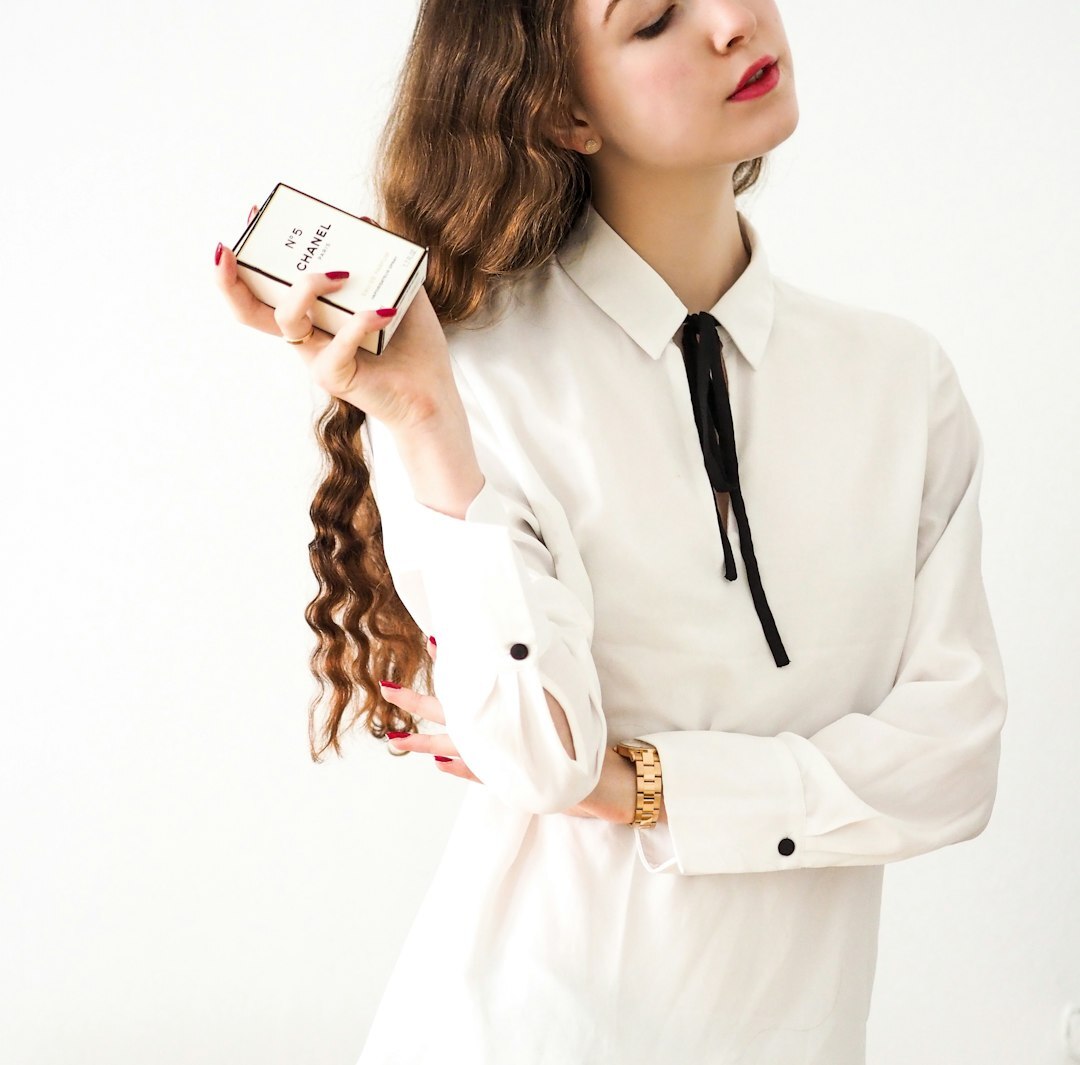 Studio portrait of a woman broadcast director in business attire